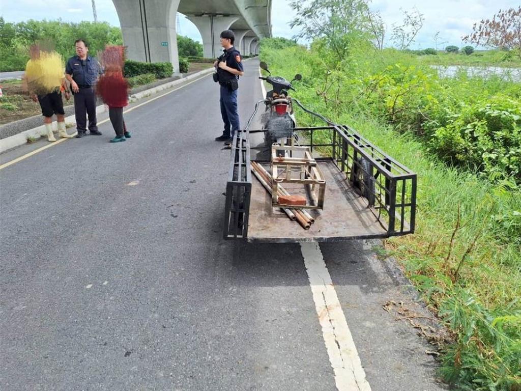 台南學甲魚塭電纜遭竊 鴛鴦盜「偷到忘我」被警活逮