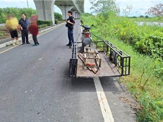台南學甲魚塭電纜遭竊 鴛鴦盜「偷到忘我」被警活逮
