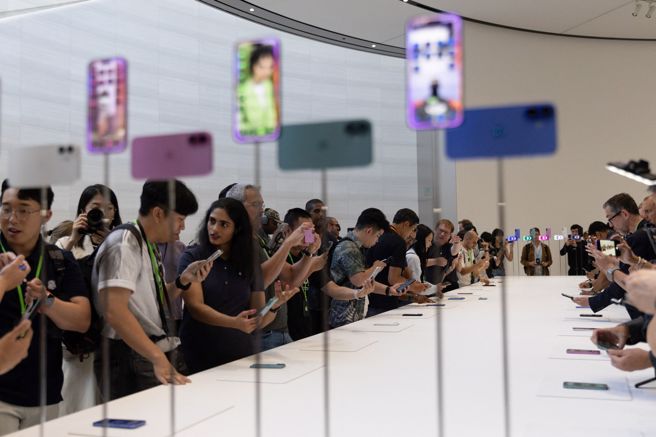 苹果iPhone 16系列新机亮相。(路透社)