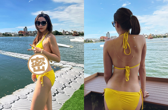 张宇穿比基尼。（图／翻摄自chang_yu_scarlett IG）