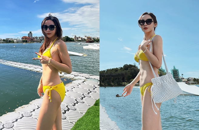 张宇秀出平坦小腹。（图／翻摄自chang_yu_scarlett IG）