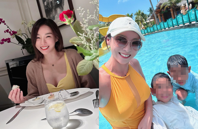 张宇和前夫育有2子。（图／翻摄自chang_yu_scarlett IG）