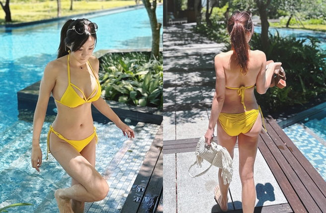 张宇先前也秀过穿比基尼照片。（图／翻摄自chang_yu_scarlett IG）