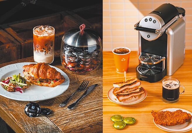 Nespresso攜手「鳥苑」、「de nuit」等知名頂級餐飲主廚與早餐潮牌「真芳」、「樂子」跨界推出精彩絕倫的聯名咖啡早餐套餐。圖／Nespresso提供