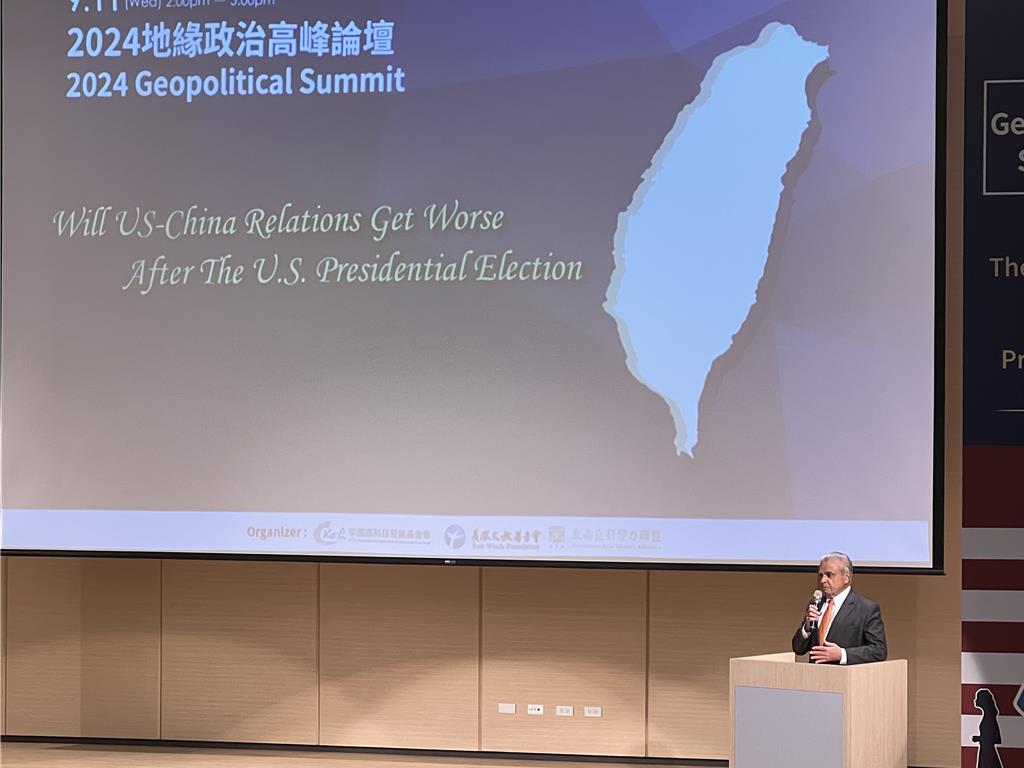 前聯合國安理會主席馬凱碩。（蔡宗穎攝）