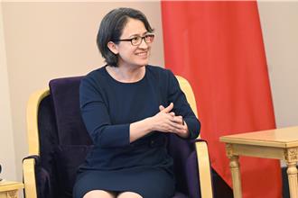 接见美胡佛研究所访团  萧美琴：探索有利机会、稳固台湾地位