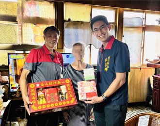 中秋送關懷 林口獨居長者獲贈物資與慰問金