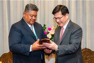 宴請帛琉國務部長 林佳龍：秉持「太平洋之道」促區域繁榮