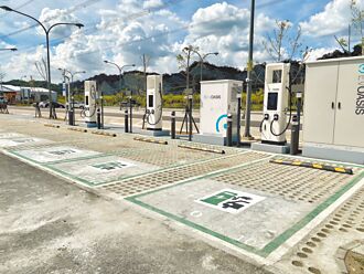 4大服務 國道服務區154充電車位啟動