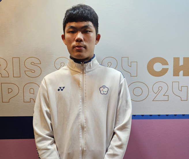 陈柏谚第一次参加帕运就带回1面银牌。（陈筱琳摄）