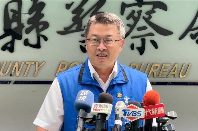　雲林縣警局長李建民表示，到今年8月為止雲林縣較去年同期案件數減少近1成，是因為發為預防犯罪能量。（周麗蘭攝）