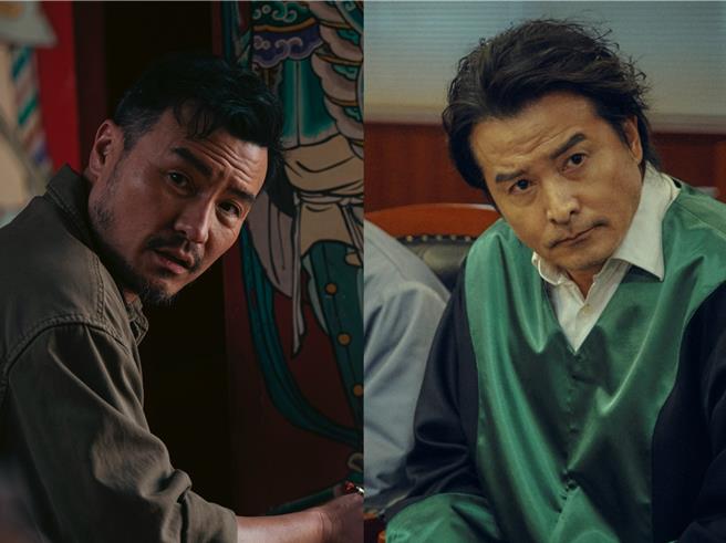 李铭忠（左）与哥哥李铭顺分别以《夜盲》、《八尺门的辩护人》入围迷你剧集（电视电影）男主角奖。（公视台语台、镜文学提供