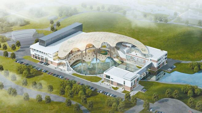 云林布袋戏传习中心的掌形钢构工程因钢价涨幅大，钢构公司不愿履约。（本报资料照片）