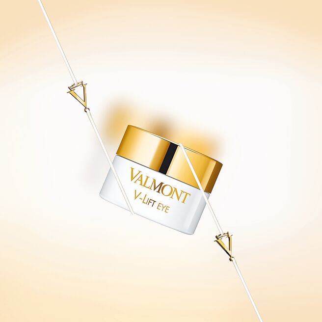Valmont抗皺緊提V系列眼霜，9800元。（Valmont提供）