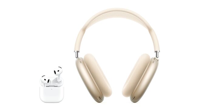 具有全新功能的AirPods 4和新色的AirPods Max新增多項功能，對聽力受損者助益良多。（Apple提供）