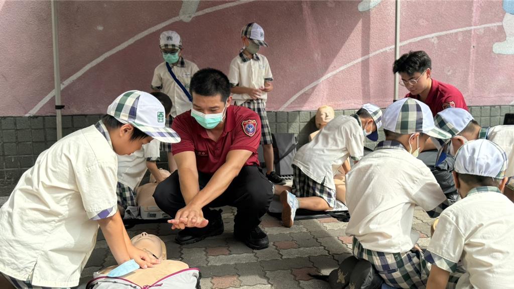 防災這點要注意 桃園消防隊入校宣導