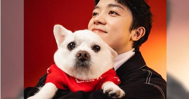 洪群钧当初因为救援浪浪收编米歇尔。（图／自由试娱乐提供）