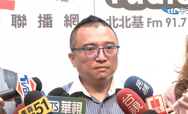 民眾黨秘書長周榆修。（取自中天新聞）