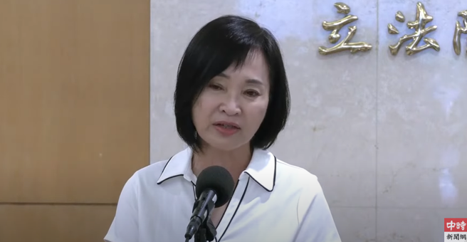 國民黨立委柯志恩。（取自直播）