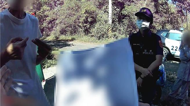 被通報失蹤的男子強調，25年前離家之時，已告知家人他要出家修行。（關山警察分局提供／蕭嘉蕙台東傳真）