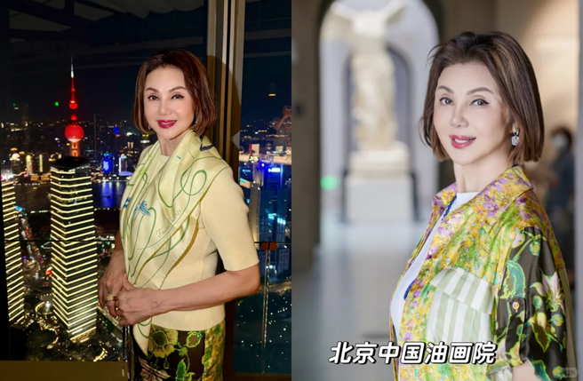 谢玲玲近年常分享游山玩水生活照片。（图／翻摄自小红书）