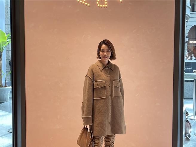 大霈今出席活動分享入圍金鐘獎的心情。（池宗玲攝）