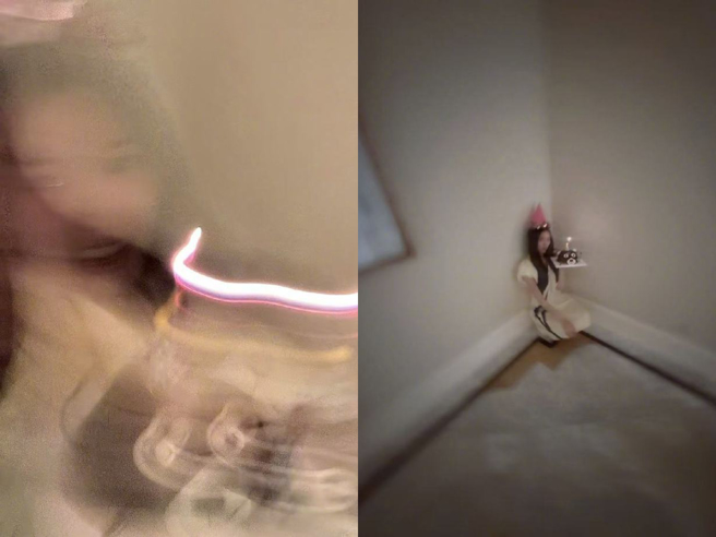 黃子韜曬出「愛的視角照」求誇讚，幫未婚妻徐藝洋慶生。（圖／翻攝自黃子韜 微博）