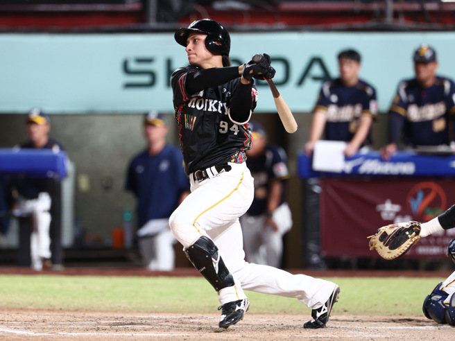 樂天桃猿馬傑森3安打、3打點。（樂天桃猿提供）