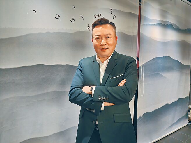 中華民國不動產代銷經紀商業同業公會全聯會理事長戴嘉聖。（葉思含攝）