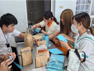 竹南君毅中學師生打造「環保文創中秋禮盒」 傳遞永續與健康