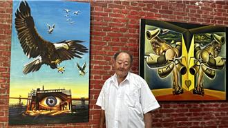 全美戲院風波後 顏振發首辦畫展：絕不放棄畫電影看板