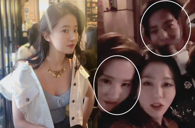 刘亦菲被传和于适交往。（图／翻摄自刘亦菲、新浪娱乐微博）
