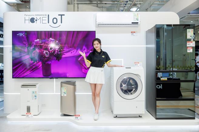 燦坤內湖旗艦店Panasonic、Samsung、LG三大家電櫃位也全新改裝。（燦坤提供）