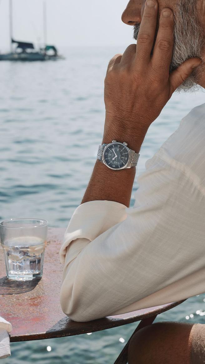 浪琴表今年主打的Legend Diver潛水表，既優雅又兼具運動時尚，是款允文允武的潛水表。（Longines提供）