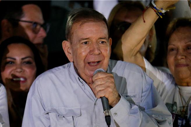 流亡西班牙的委內瑞拉反對派領袖龔薩雷茲（Edmundo Gonzalez）。（路透社）