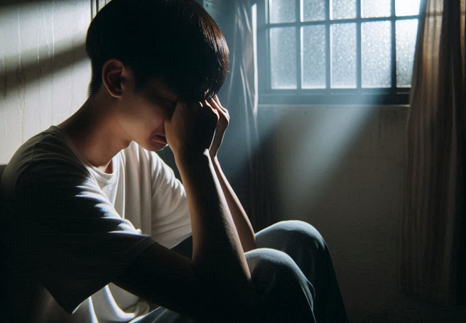 台中一名受刑人阿德（化名），去年6月因为对狱友小伟（化名）强制猥亵。（示意图、与本案无关／AI生成）