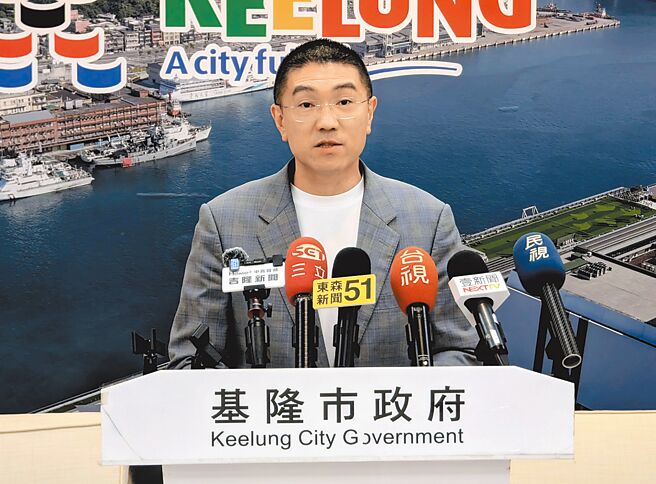 基隆市长谢国梁身陷罢免案危机。（张志康摄）