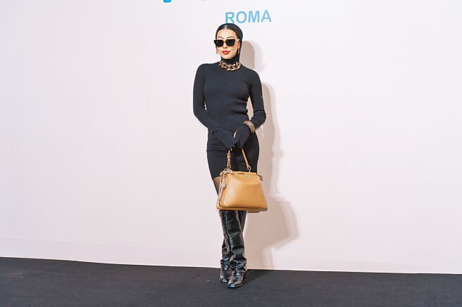 蔡诗芸为FENDI挑战新风格。（吴松翰摄）