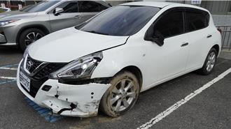 台南東山區長夜撞騎士肇逃12小時    公務座車慘狀曝光