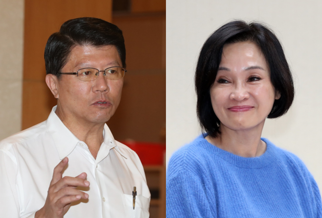 左为立委谢龙介、右为立委柯志恩。（合成图／资料照）