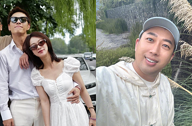 吴谨言突结婚，经纪人于正跳出回应。（图／翻摄自小红书；翻摄自于正微博）