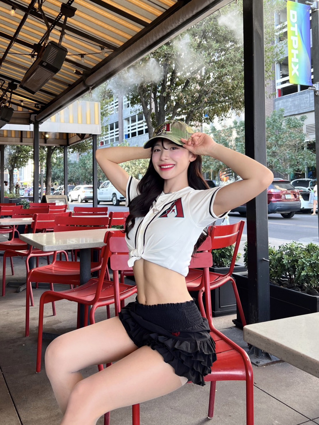 李多慧首登美国大联盟度过中秋。（图／李多慧提供）