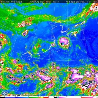 貝碧佳轉中颱 多個擾動發展！中秋賞月天氣曝