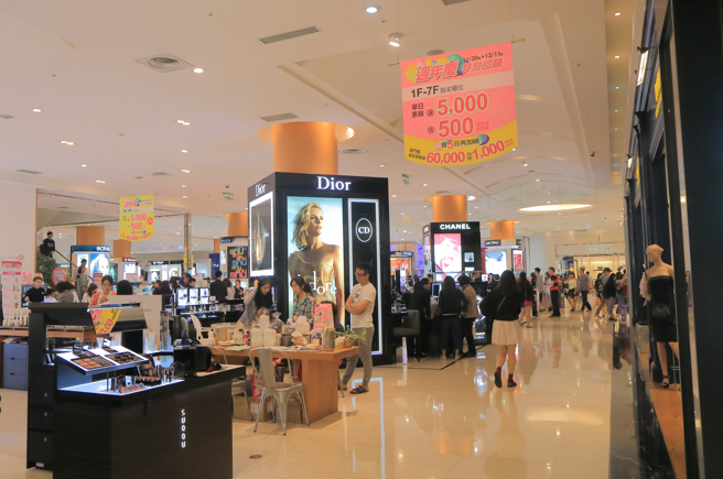 一票女網友表示，化妝品、香水類的物品貨源多，在百貨公司買能避免買到假貨。（示意圖，shutterstock／達志）
