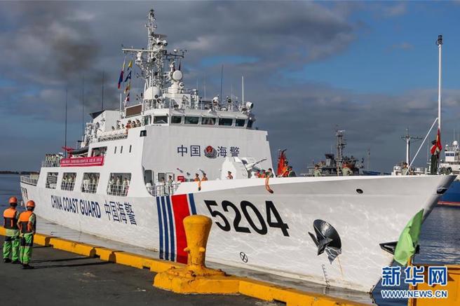 图为大陆海警5204舰，仅为示意图，非当事船舰。（图／新华社资料照）