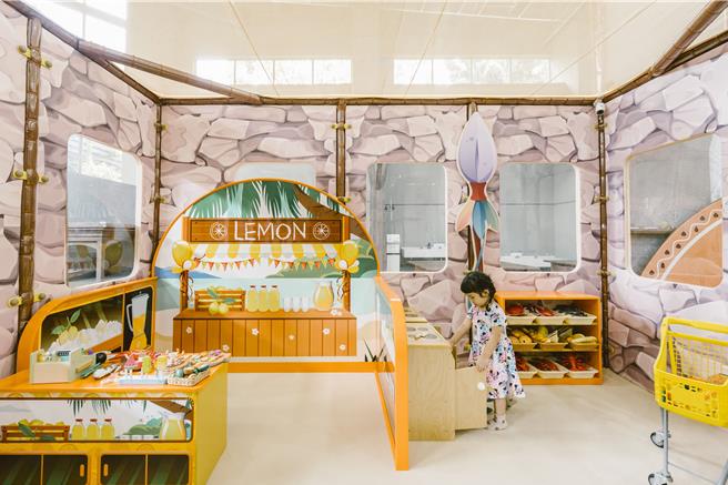 .「非洲探險遊戲島」眾多特色設施讓孩子們盡情放電。（六福旅遊集團提供）