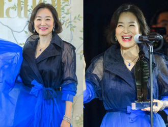 林青霞摔裂肋骨復原後現身　獲頒卓別林藝術成就獎艷壓全場