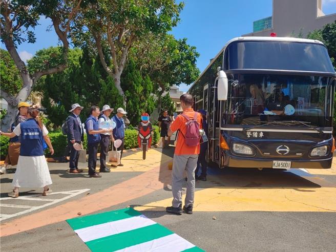 監理站設計體驗關卡。（監理站提供／李京昇台中傳真）