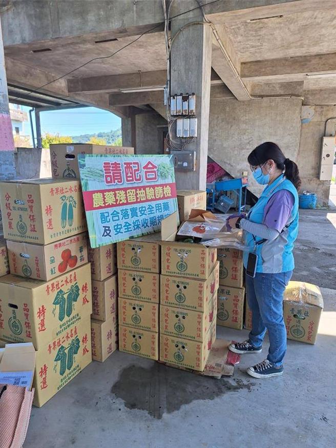 彰化縣農業處9月初即派員至田間、蔬果集貨場等地，抽驗近百件蔬果有無農藥殘留，檢驗結果近日出爐，農業處表示，並無農藥殘留過高案件。（彰縣府提供／葉靜美彰化傳真）