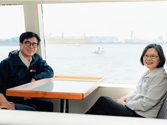 陳其邁陪蔡英文遊港 藍議員：可能與下屆市長提名有關